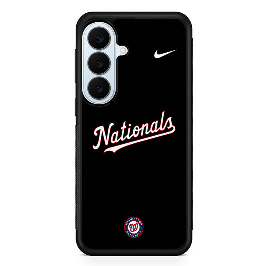 MLB Washington Nationals Black Nike Samsung Galaxy S26 Plus Case | Lightweight Protective Phone Cover