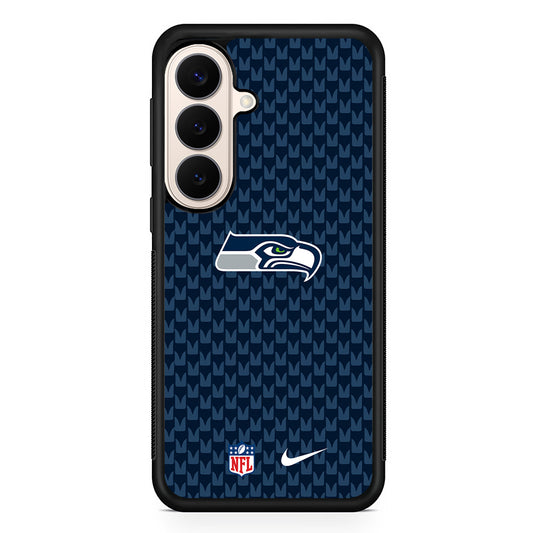 NFL Seattle Seahawks Pattern Nike Samsung Galaxy S26 Case – Slim Protective Phone Cover