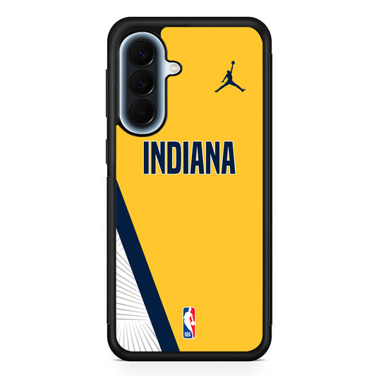 NBA Indiana Pacers Yellow Jordan Samsung Galaxy A57 Case | Slim Samsung Galaxy A57 Protective Case