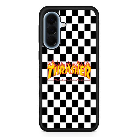 Thrasher Chess Board Background Samsung Galaxy A57 Case | Slim Samsung Galaxy A57 Protective Case