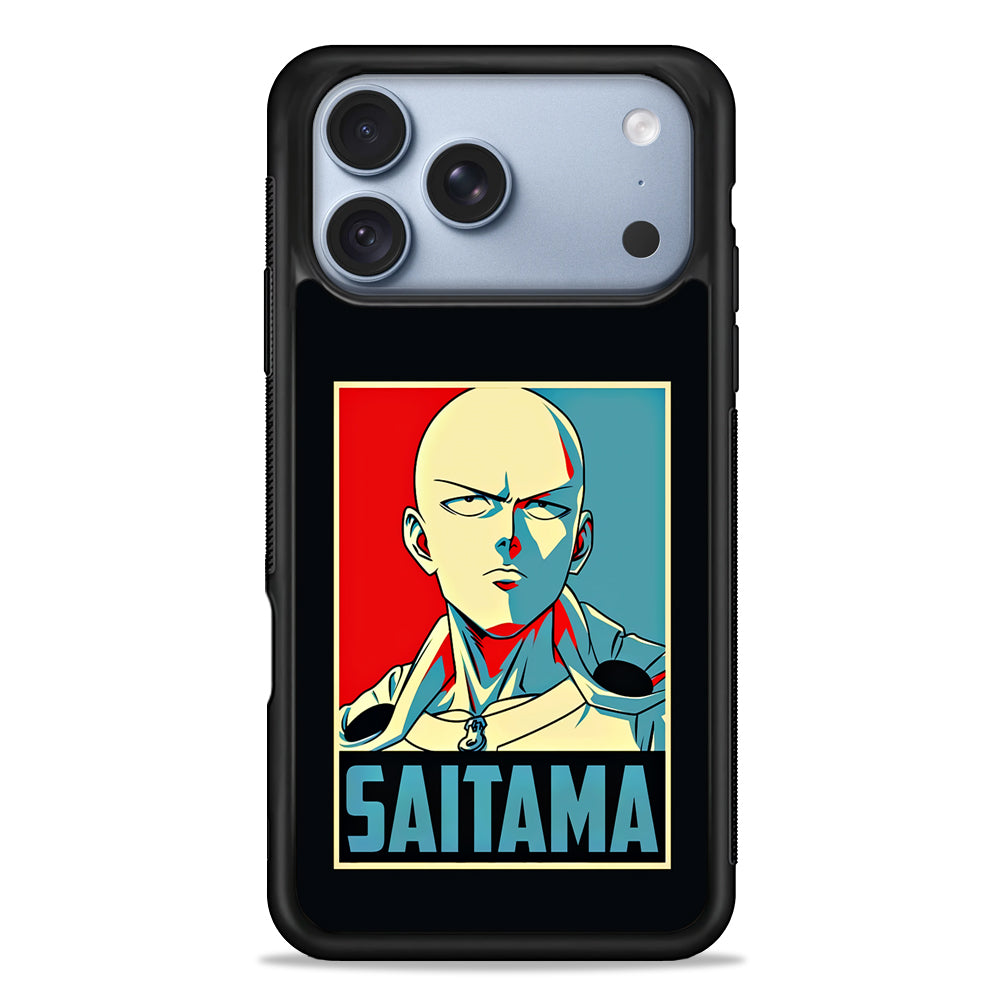 One Punch Man Saitama Poster iPhone 18 Pro Case - iPhone 18 Pro Silicone Case