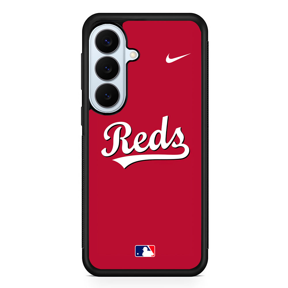 MLB Cincinnati Reds Red Nike Samsung Galaxy S26 Plus Case | Lightweight Protective Phone Cover