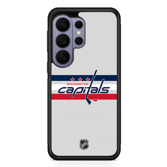 NHL Washington Capitals Dots Pattern Samsung Galaxy S26 Ultra Case | Protective Rubber Cover