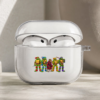 Ninja Turtles Legendary Team Protective Apple AirPods Pro 3 Clear Case | Shockproof Cover