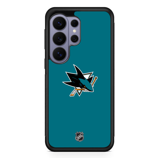 NHL San Jose Sharks Team Samsung Galaxy S26 Ultra Case | Protective Rubber Cover