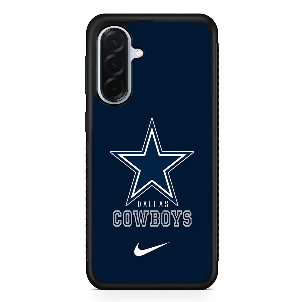 NFL Dallas Cowboys Navy Nike Samsung Galaxy A36 Case | Durable Samsung Galaxy A36 Protective Case