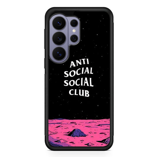 Anti Social Club Moon Samsung Galaxy S26 Ultra Case | Protective Rubber Cover