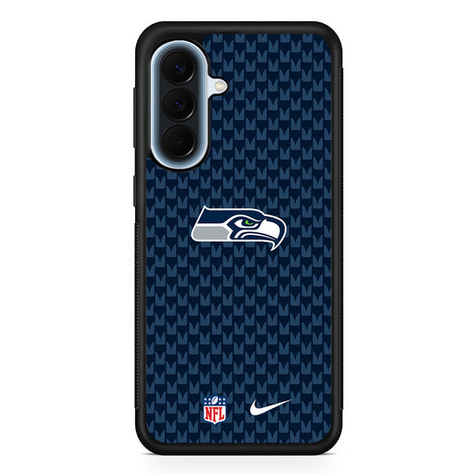 NFL Seattle Seahawks Pattern Nike Samsung Galaxy A57 Case | Slim Samsung Galaxy A57 Protective Case