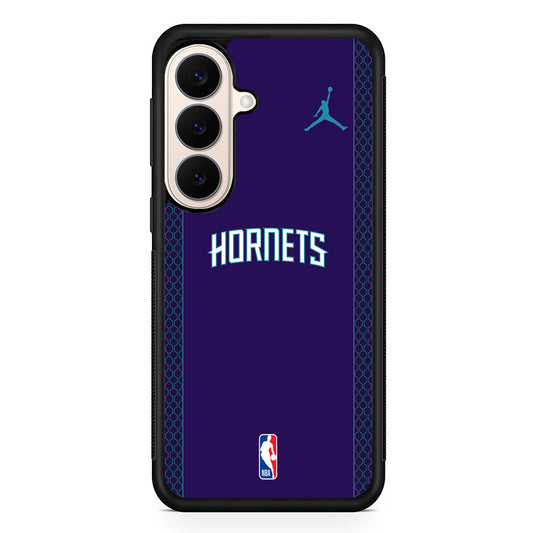 NBA Charlotte Hornets Purple Jordan Samsung Galaxy S26 Case – Slim Protective Phone Cover
