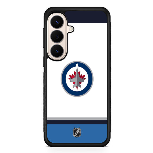 NHL Winnipeg Jets White Samsung Galaxy S26 Case | Durable Protective Rubber Cover