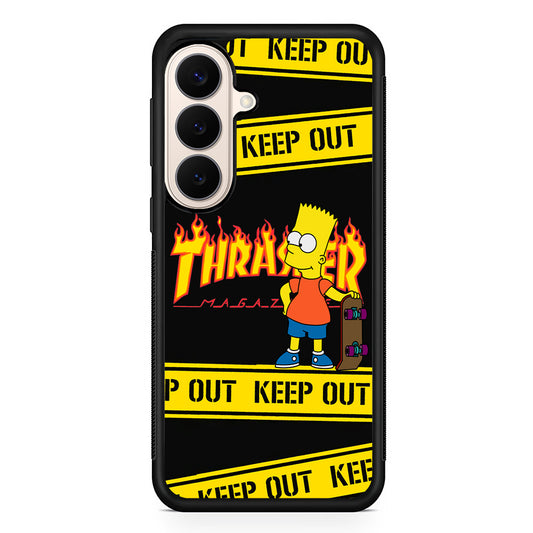 Thrasher Bart Danger Line Samsung Galaxy S26 Case – Slim Protective Phone Cover