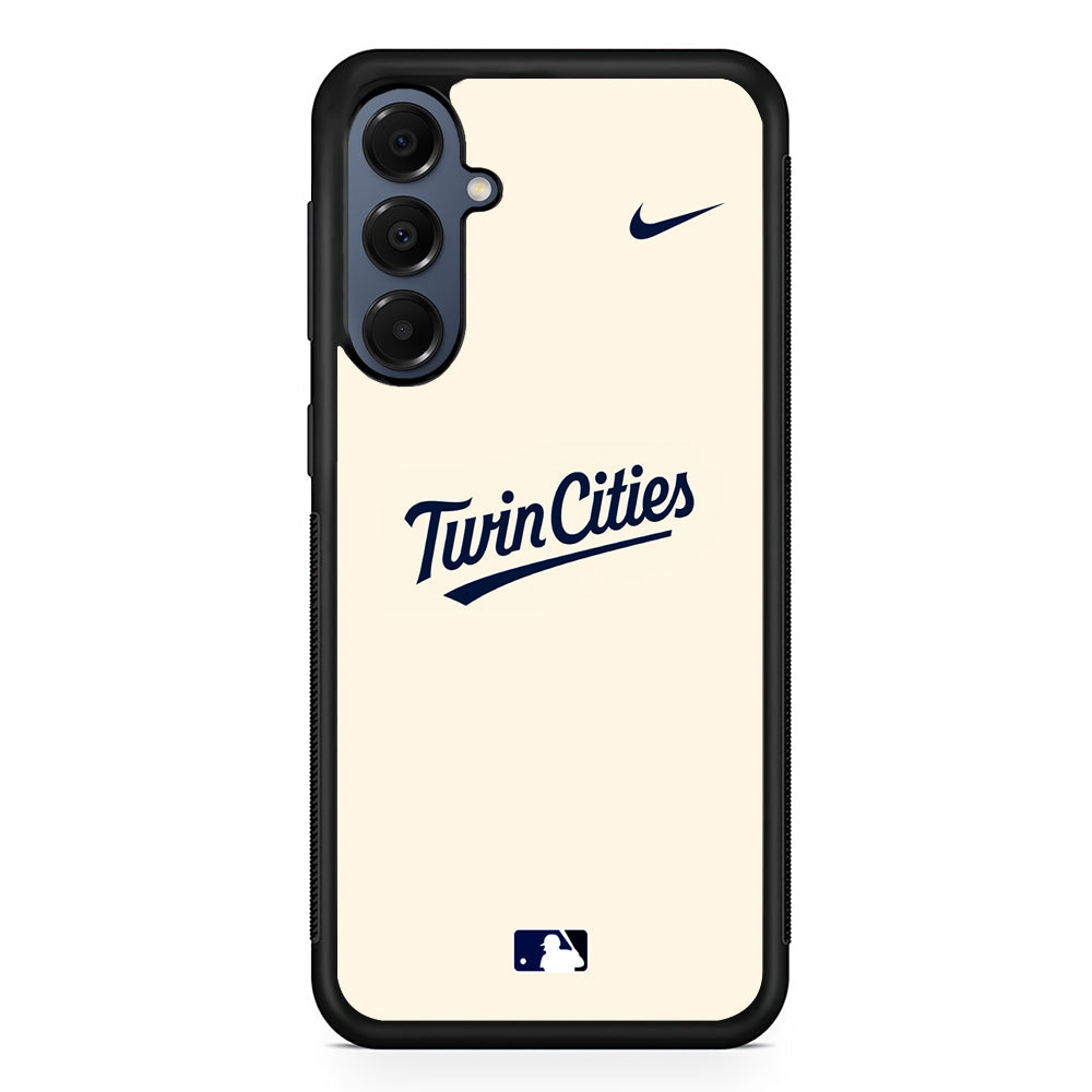 MLB Minnesota Twins Cream Nike Samsung Galaxy A16 Case | Slim Protective Cover for Samsung Galaxy A16