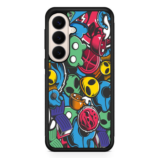 Doodle 001 Samsung Galaxy S26 Case | Durable Protective Rubber Cover