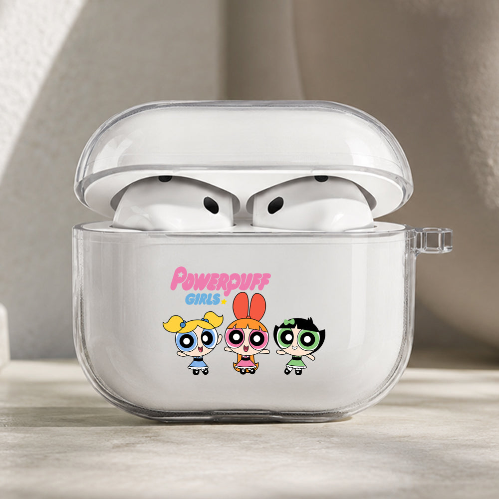 The Powerpuff Girls Squad Protective Apple AirPods Pro 3 Clear Case | Shockproof Cover