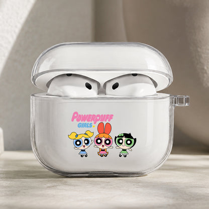 The Powerpuff Girls Squad Protective Apple AirPods Pro 3 Clear Case | Shockproof Cover