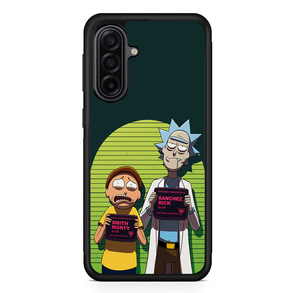 Rick and Morty Prisoner Samsung Galaxy A17 Case | Durable Rubber Samsung Galaxy A17 Phone Case