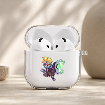 Star-Lord Cyber Pop Protective Apple Airpods 4 Clear Case - Durable Clear Protection