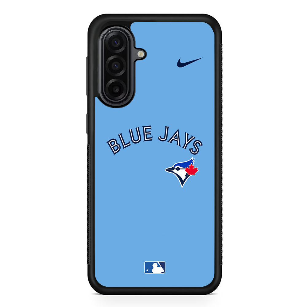 MLB Toronto Blue Jays Blue Nike Samsung Galaxy A17 Case | Durable Rubber Samsung Galaxy A17 Phone Case