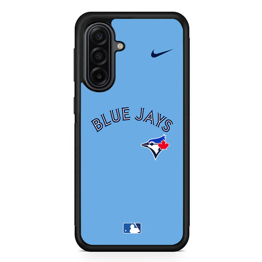 MLB Toronto Blue Jays Blue Nike Samsung Galaxy A17 Case | Durable Rubber Samsung Galaxy A17 Phone Case