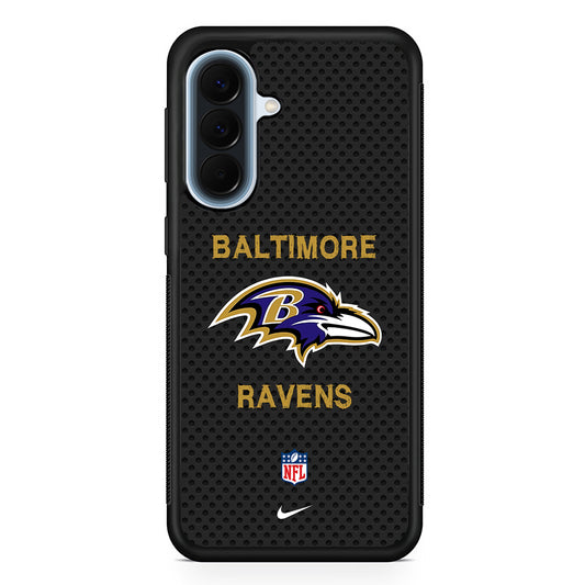 NFL Baltimore Ravens Black Nike Samsung Galaxy A57 Case | Slim Samsung Galaxy A57 Protective Case