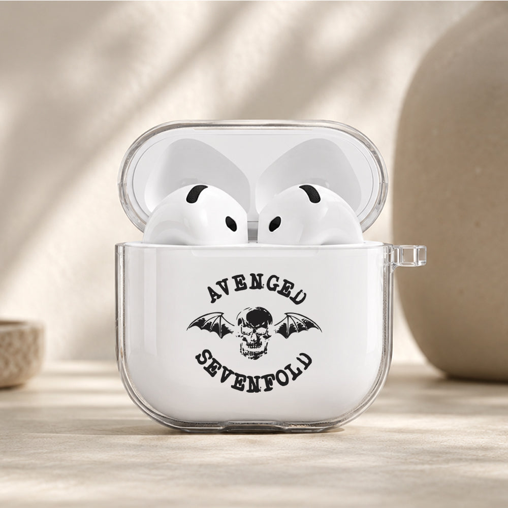 Avenged Sevenfold Heavy Metal Protective Apple Airpods 4 Clear Case - Durable Clear Protection