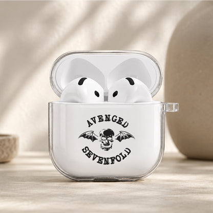 Avenged Sevenfold Heavy Metal Protective Apple Airpods 4 Clear Case - Durable Clear Protection