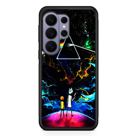 Rick and Morty Triangle Painting Samsung Galaxy S26 Ultra Case | Protective Rubber Cover