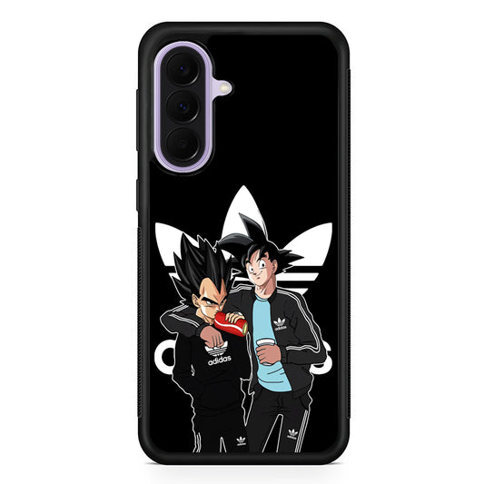 Adidas Goku and Vegeta Samsung Galaxy A37 Case | Samsung Galaxy A37 Rubber Protective Case