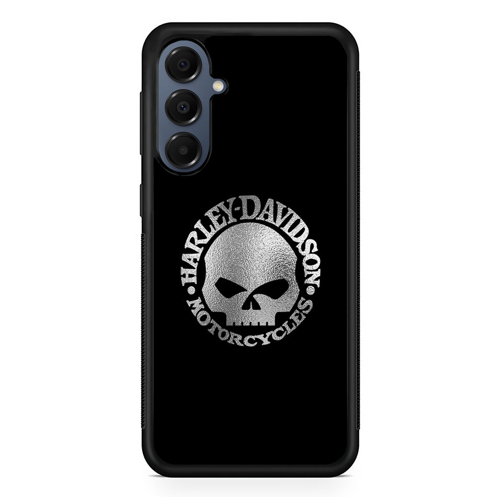 Harley Davidson Skull Silver Samsung Galaxy A16 Case | Slim Protective Cover for Samsung Galaxy A16