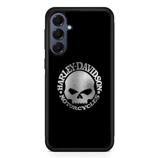 Harley Davidson Skull Silver Samsung Galaxy A16 Case | Slim Protective Cover for Samsung Galaxy A16