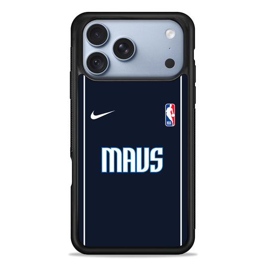 NBA Dallas Mavericks Navy Nike iPhone 18 Pro Case - iPhone 18 Pro Silicone Case
