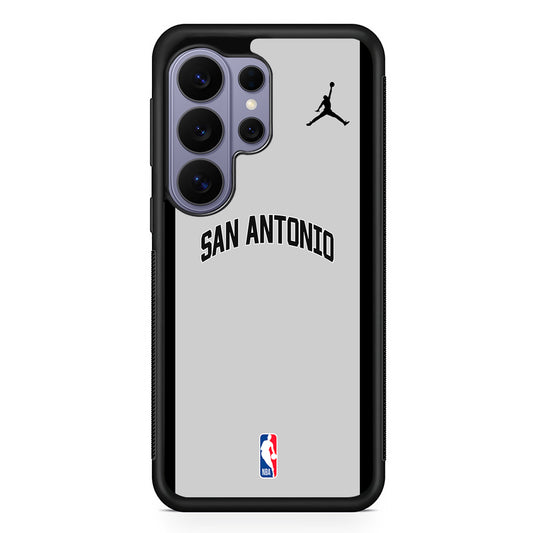 NBA San Antonio Spurs Gray Jordan Samsung Galaxy S26 Ultra Case | Slim Durable Protective Cover