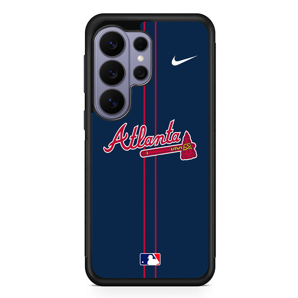 MLB Atlanta Braves Navy Nike Samsung Galaxy S26 Ultra Case | Slim Durable Protective Cover
