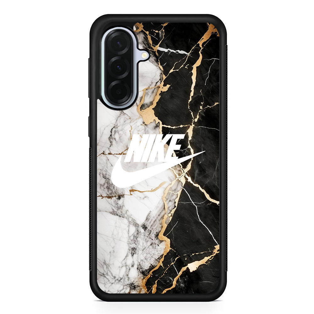 Nike Logo Mix Marble Samsung Galaxy A36 Case | Durable Samsung Galaxy A36 Protective Case