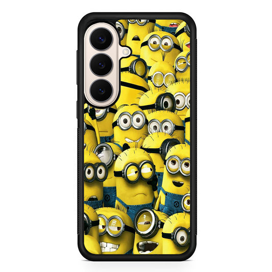 Lots of Minion Samsung Galaxy S26 Case | Durable Protective Rubber Cover