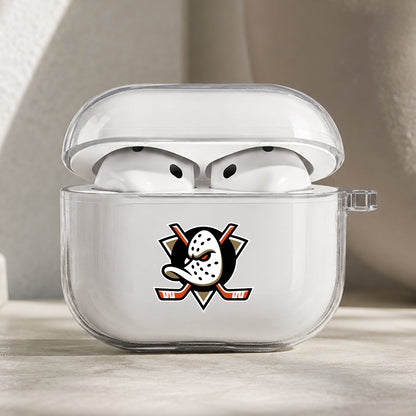NHL Anaheim Ducks Symbol Protective Apple AirPods Pro 3 Clear Case | Shockproof Cover