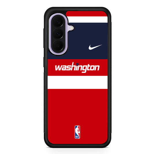 NBA Washington Wizards Red Nike Samsung Galaxy A37 Case | Samsung Galaxy A37 Rubber Protective Case