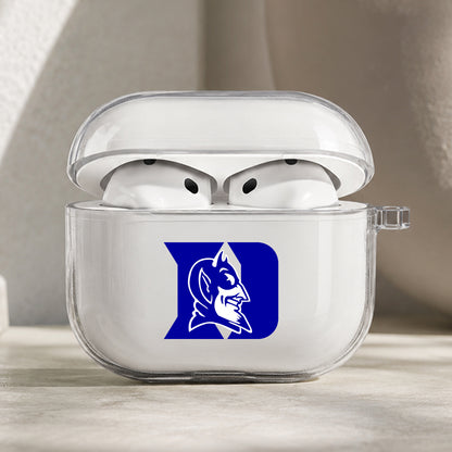 Duke Blue Devils Mascot Protective Apple AirPods Pro 3 Clear Case | Shockproof Cover