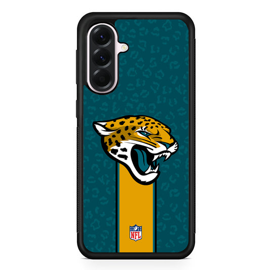 NFL Jacksonville Jaguars Pattern Samsung Galaxy A56 Case | Samsung Galaxy A56 Protective Rubber Case