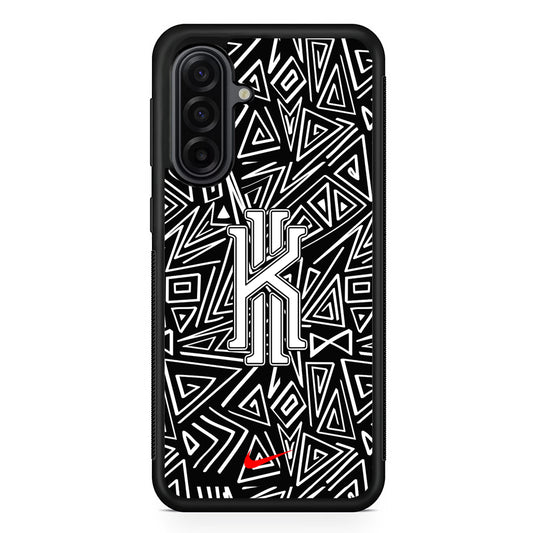 Kyrie Irving Abstract Shapes Samsung Galaxy A17 Case | Durable Rubber Samsung Galaxy A17 Phone Case