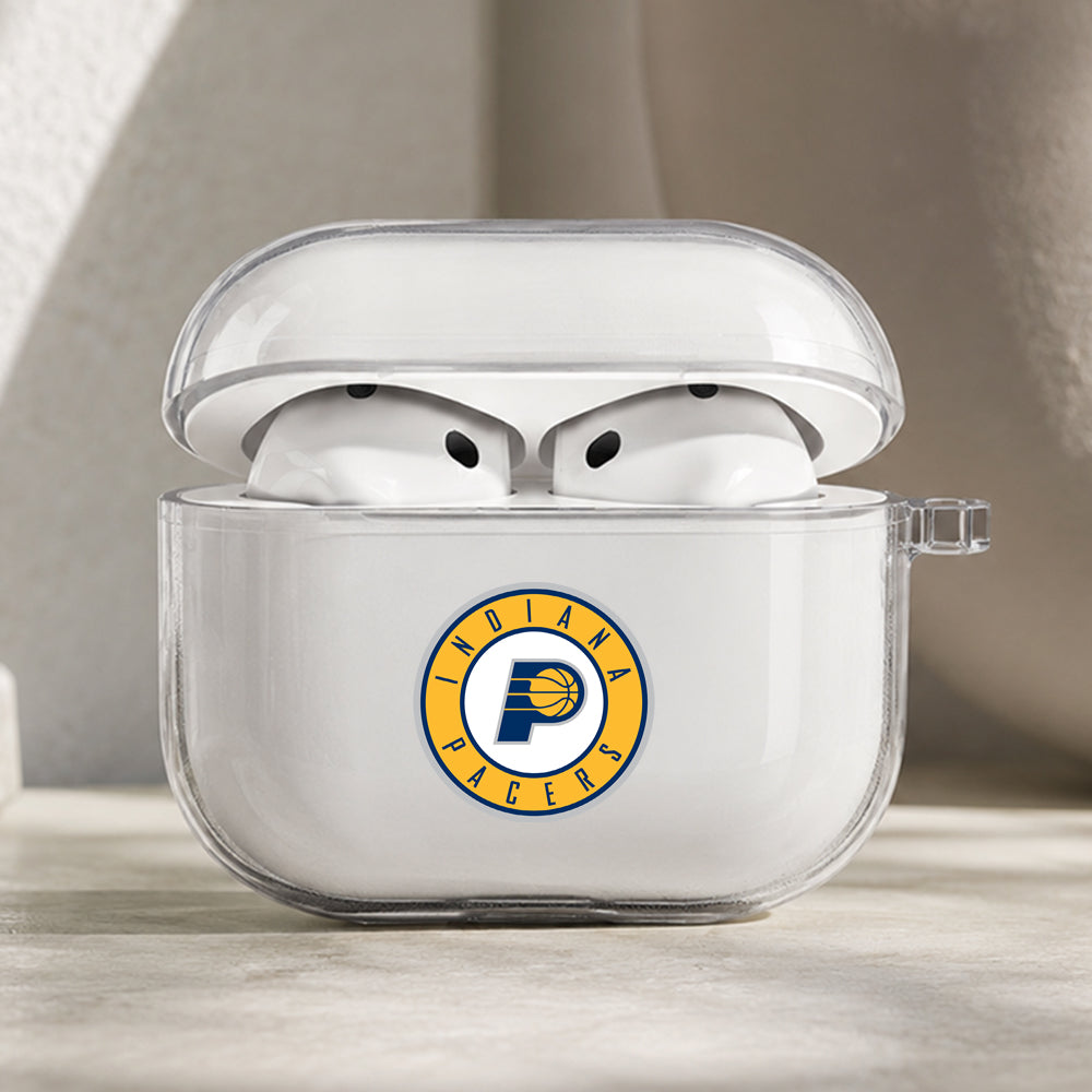 NBA Indiana Pacers Symbol Protective Apple AirPods Pro 3 Clear Case | Shockproof Cover