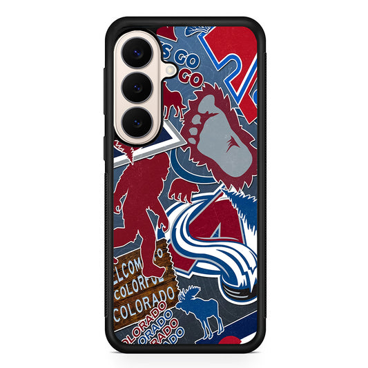 NHL Colorado Avalanche Aesthetic Samsung Galaxy S26 Case | Durable Protective Rubber Cover