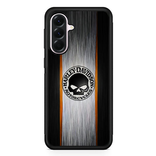 Harley Davidson Skull Circle Samsung Galaxy A56 Case | Samsung Galaxy A56 Protective Rubber Case