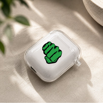 Hulk Touch Protective Clear Case Cover For Apple Airpods | Soft Silicone AirPods 1 / 2 Case | Protective Cover