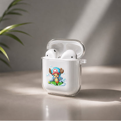 One Piece Tony Tony Chopper Protective Clear Case Cover For Apple Airpods | Soft Silicone AirPods 1 / 2 Case | Protective Cover
