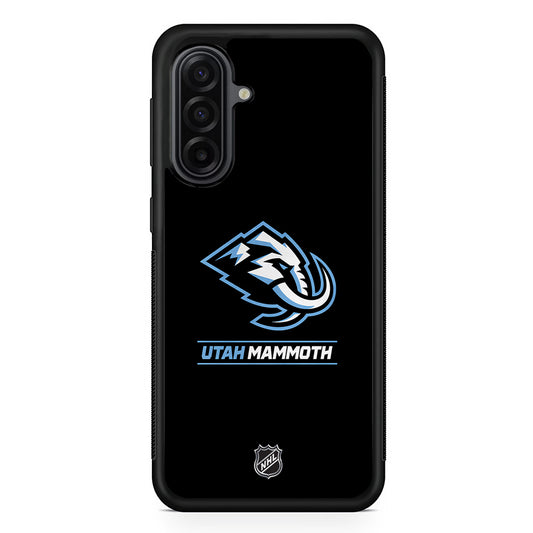 NHL Utah Mammoth Black Samsung Galaxy A17 Case | Durable Rubber Samsung Galaxy A17 Phone Case