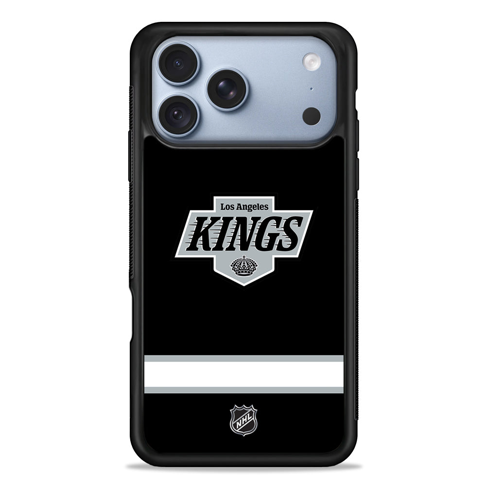 NHL Los Angeles Kings Team iPhone 18 Pro Case - iPhone 18 Pro Silicone Case