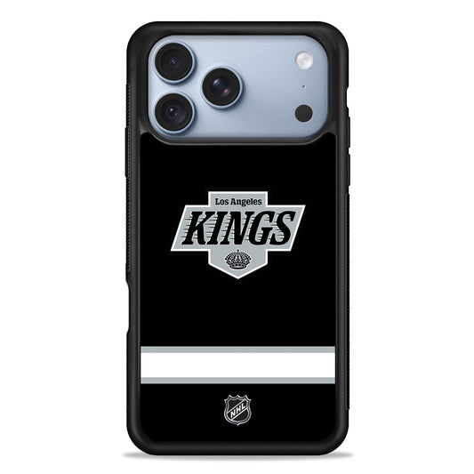 NHL Los Angeles Kings Team iPhone 18 Pro Case - iPhone 18 Pro Silicone Case