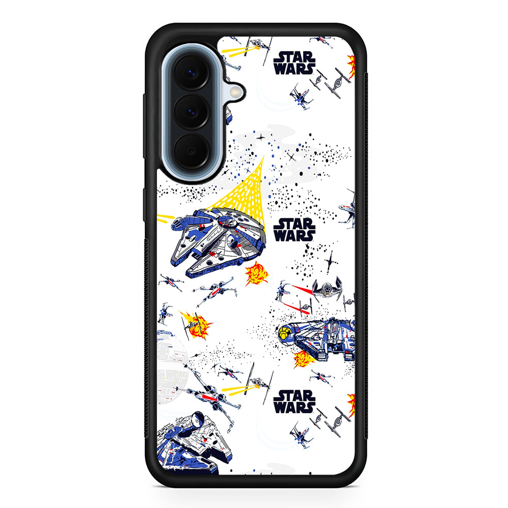 Star Wars Fighter Plane Samsung Galaxy A57 Case | Slim Samsung Galaxy A57 Protective Case