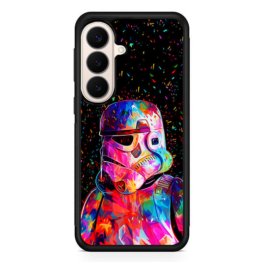 Star Wars Stormtrooper Colorful Samsung Galaxy S26 Case | Durable Protective Rubber Cover